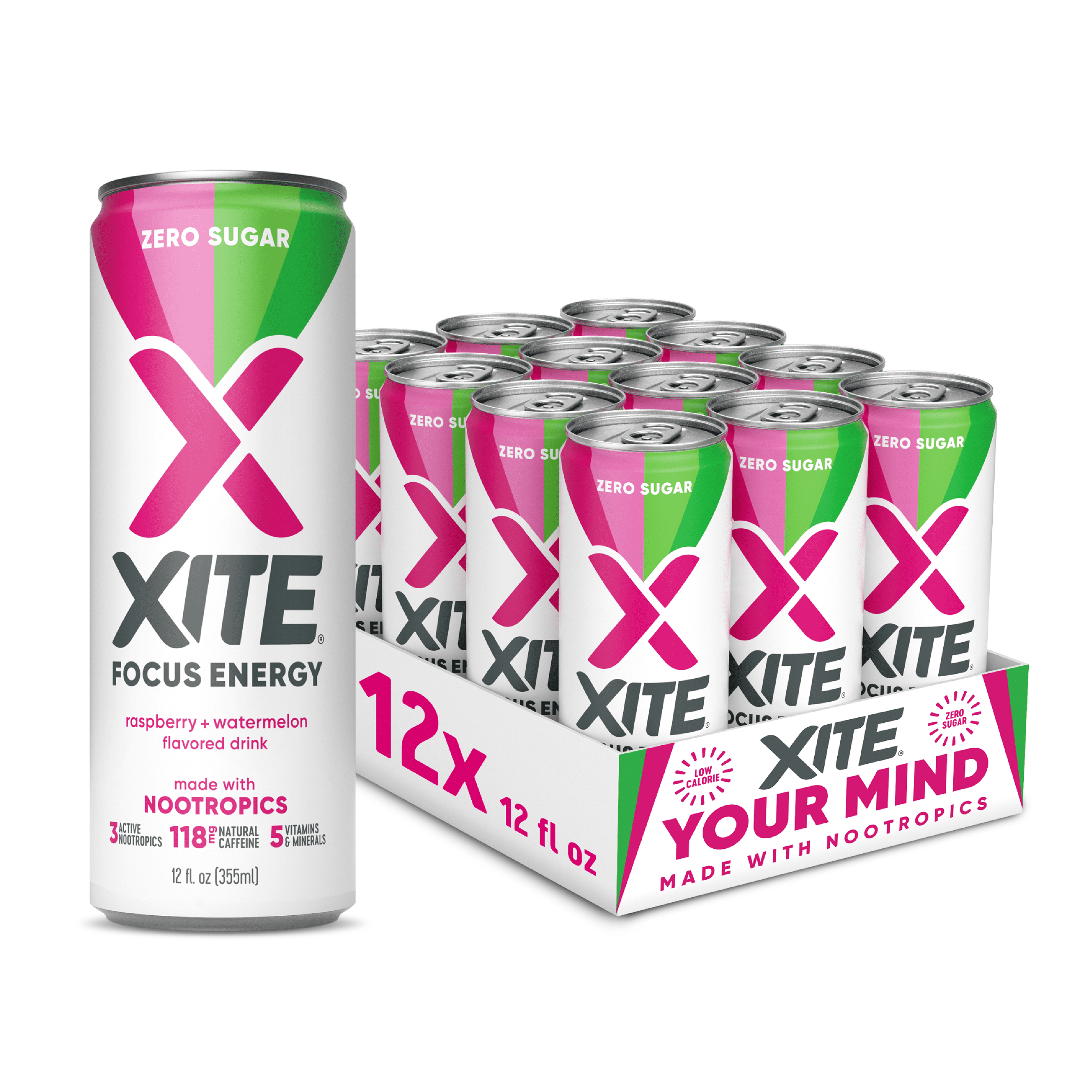 Nootropic Brain Supplements Energy Drinks XITE Energy Vegan and