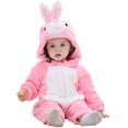 thumbnail image 1 of Mameluco unisex para bebé, mono de franela de invierno y otoño, trajes de Cosplay de animales brillar Electrónica, 1 of 4