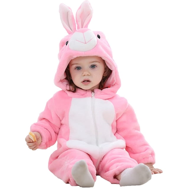 Mameluco unisex para bebé, mono de franela de invierno y otoño, trajes de Cosplay de animales brillar Electrónica