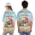 thumbnail image 5 of Wagging Tail Pug Celebrates Rainbow Pride Month LGBT LGBTQ+ All Over Print 3D Baseball Shirt Dog Lover Gifts Softball Sport - 01003, 5 of 6