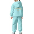 thumbnail image 5 of WOYY Sweat Suit for Girls California Print Hoodie Jogger Pants Outfit Set, Sizes 4-5T, 5 of 6