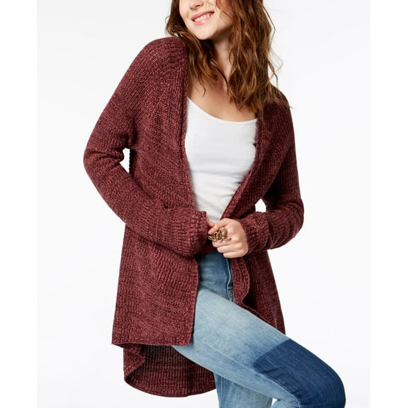 Oh Mg! Womens Open-Front Cardigan Size L