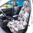 thumbnail image 2 of Garronmavis Waterproof Stain-Resistant Front Car Seat Towel Cover, Universal Fit for Cars SUVs Trucks Sedan Van, Sweat Protection for Post Workout Beach Outdoor Travel Use, 2 of 8