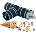thumbnail image 4 of Ensemble de Jouets pour Chaton 20 Pcs Assortiments 3 Voies Tunnel Pack Varié, 4 of 10