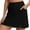 Black, variant on Ladies High Waist Casual Skirt Sporty Running Yoga Skort For Everyday Fitness And Active