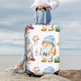 thumbnail image 7 of Fuzoiu Gnome Camping Fishing Print Suitcase Cover,Washable Luggage Covers for Suitcase,Elastic Luggage Protector Cover,Scratch Resistant Travel Suitcase Covers-Small, 7 of 7