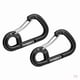 thumbnail image 1 of 10 piezas de aluminio llavero mosquetón broches clip para llaves de camping, 1 of 9
