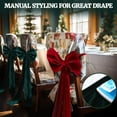 thumbnail image 4 of ZCSKFIN Velvet Chair Bows and Sashes 11.8x29.5 inches, Red Velvet Bows for Wedding, Birthday, and Christmas Dining Chairs, Elegant Ribbon Tie Decoration for Formal Events, 4 of 6