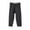 Dark Gray, variant on Girls Padded Lined Leggings Winter Warm Full Length High Waist Bottoms Tight Pants for Little Girls