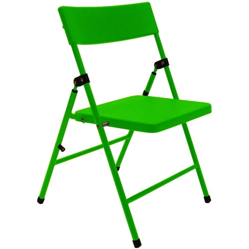 Cosco Juvenile Folding Chairs Set of 4, Green