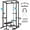 Power Cage with Pulley System and Flat Bench, variant on ULTRA FUEGO Power Cage, Multi-Functional Power Rack with J-Hooks, Dip Handles, Landmine Attachment and Optional Cable Pulley System for Home Gym