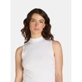 thumbnail image 2 of No Boundaries Sleeveless Mock Neck Top, Women’s, 2 of 5