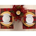 thumbnail image 3 of Design Imports Holiday Plaid Placemats, Set of 6, 3 of 6