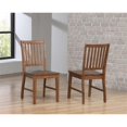 thumbnail image 2 of Sunset Trading Simply Brook Slat Back Dining Chair - Amish Brown Set of 2, 2 of 6