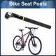 thumbnail image 3 of Postes de sillín de bicicleta 30.8x400mm, poste de sillín de bicicleta de fibra de carbono negro brillante, negro mate, verde, offset de 20 grados, 3 of 7