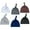 Black;White;Gray;Dark Blue;Dark Gray;Coffee Color, variant on SILVERCELL 6 Pack Newborn Baby Hospital Hat for Boys and Girls Solid Color Cotton Knot Beanie Hats for 0-6 Months Infant