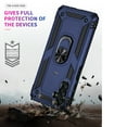 thumbnail image 7 of Dteck Military Grade Drop Impact for Samsung Galaxy S23 FE Case 360 Degrees Metal Rotating Ring Kickstand Holder Armor Heavy Duty Shockproof Cover for Galaxy S23 FE 5G,Blue, 7 of 7
