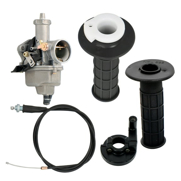 Labwork Carburetor Fit for Honda XR100 XR100R CRF100F with Handlebar Grips and Throttle Cable