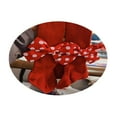 thumbnail image 4 of Infant Christmas Ribbed Pantyhose Girls Stretch Mid-Rise Tights with Bows, 4 of 4
