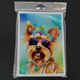 thumbnail image 3 of Yorkshire Terrier Hippie Dawg Greeting Cards Pack of 8 7 in x 5 in, 3 of 3