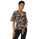 thumbnail image 1 of Principles - Blusa Floral para Mujer (Negro), 1 of 4