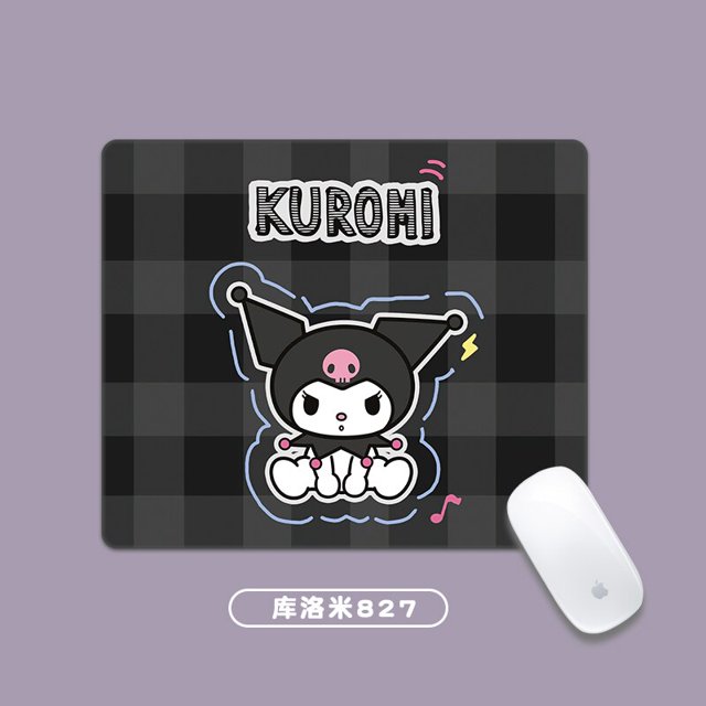 Alfombrilla de ratón Kawaii Sanrio con reposamuñecas, alfombrilla de goma antideslizante para ordenador, Anime Kuromi Cinnamoroll My Melody, bonito regalo de dibujos animados