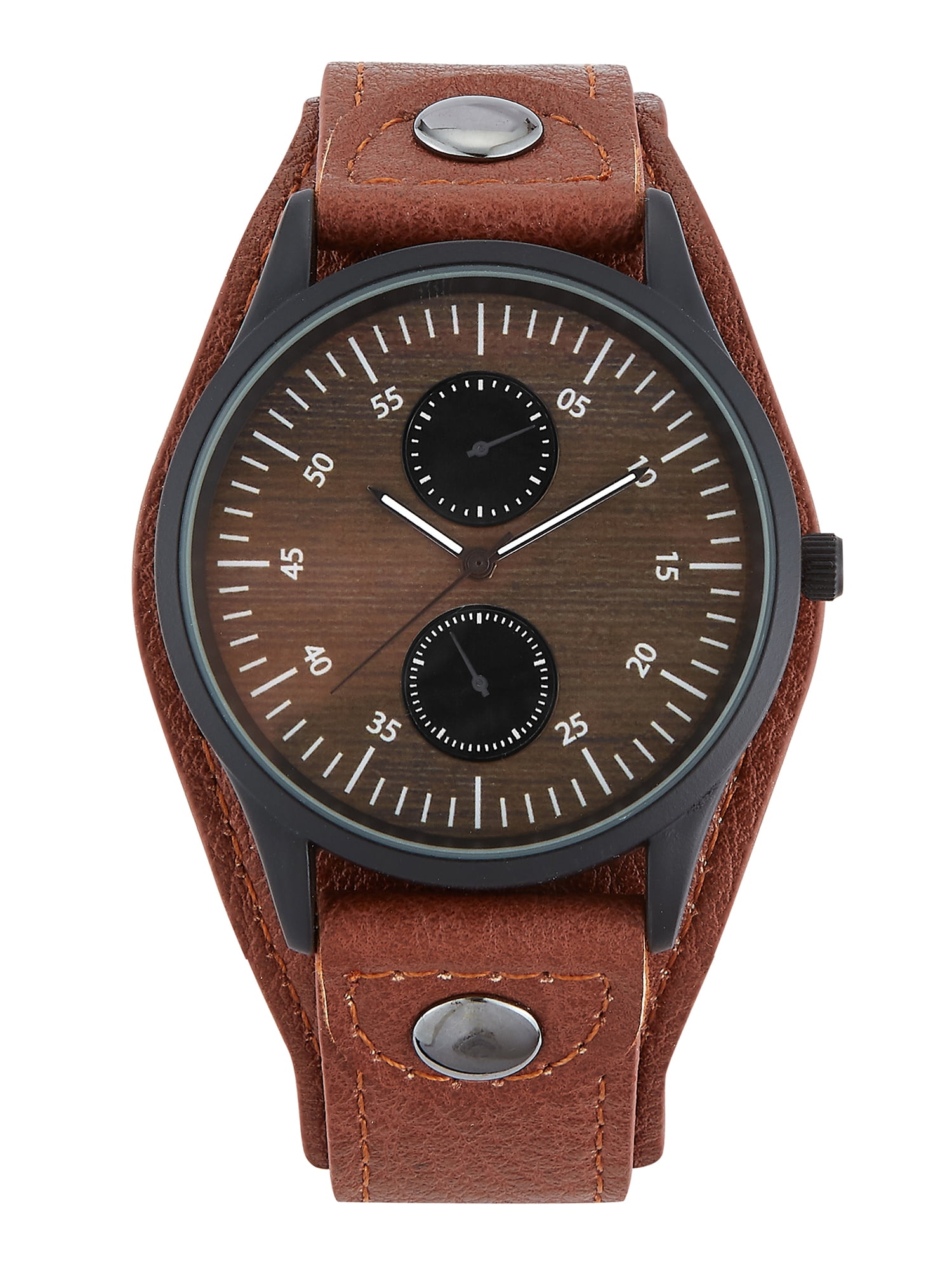 George Men's Brown Strap Watch