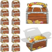 Adorox 12 Treasure Chest Treat Boxes Pirate Birthday Party Favor Goodies