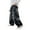 Black, variant on Boys' Jeans Size 10 Comfy Elastic Waist Pull on Wide Leg Jeans Loose fit Solid Color Casual Pants Boys Back To School Clothes