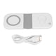 thumbnail image 1 of Cargador inalámbrico magnético de 15 W, almohadilla de carga rápida inalámbrica 2 en 1, plegable para iPhone Watch para Magsafe, 1 of 9