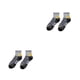 thumbnail image 3 of Qarigey 10 pares de medias deportivas cómodas y transpirables hechas con algodón que absorbe la humedad calcetines atléticos para mujeres negro 2Conjunto, 3 of 6