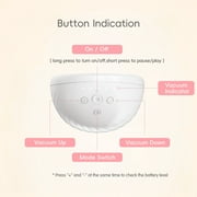 Horigen Breast Pump 2267A Single White Electric Wearable Breast Pump Lower Noise 2 Modes 5 Suction Levels Hands Free USB Rechargeable