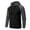 Black, variant on Long Sleeve Drawstring Casual Hooded