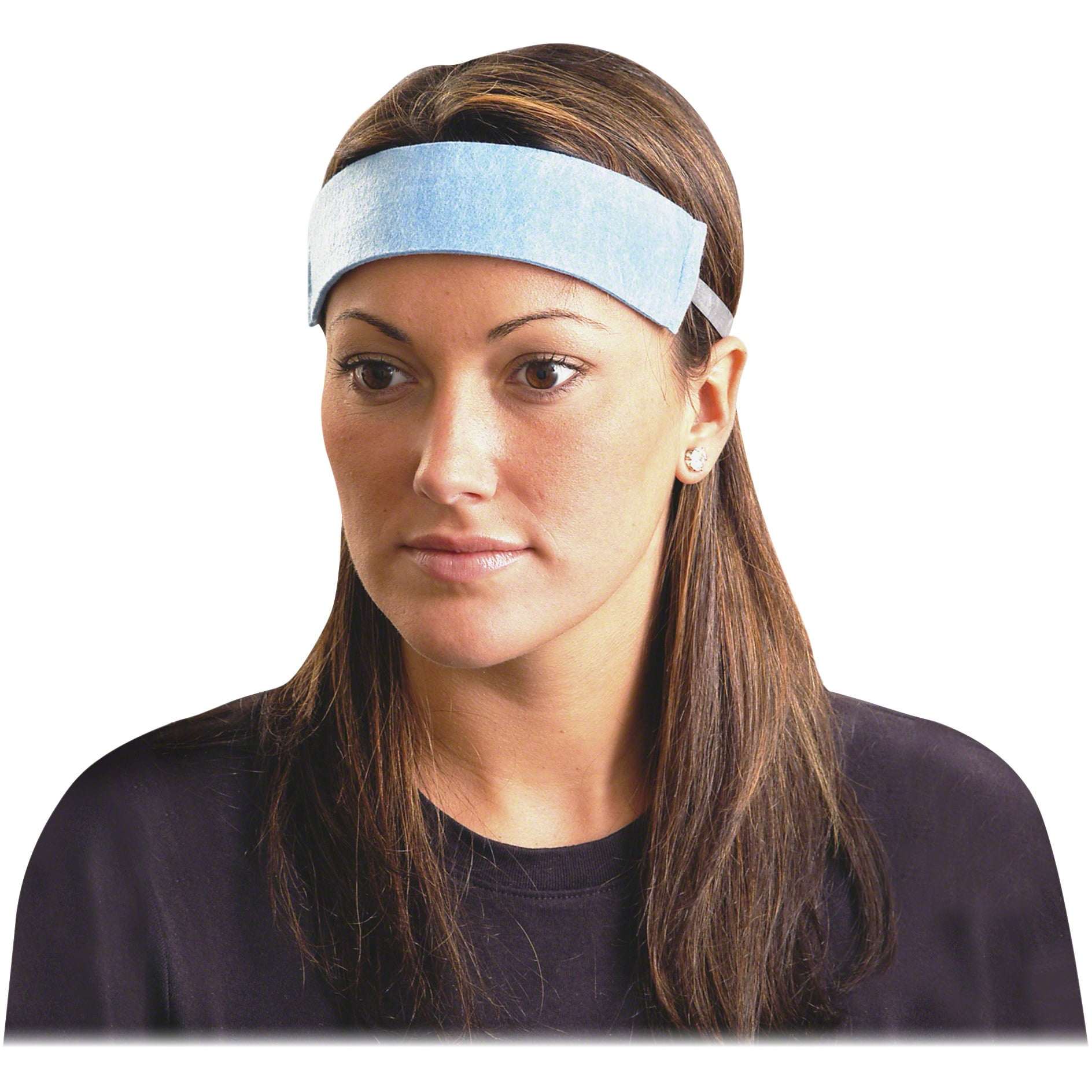 OccuNomix, OCCSB100, Hard Hat Sweatband, 100 / Pack, Blue