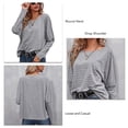 thumbnail image 2 of Top De Manga Larga, Blusas Ajustadas Que No Dañan La Piel, Cuello Redondo De Moda Informal Para Exteriores ANGGREK Ocean Broad Surfboard Fins, 2 of 6