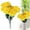 Yellow, variant on Artificial Carnation Flower Bouquet (Faux Carnations, Mother'S Day Wedding Decor), 7 Heads Artificial Carnation Flowers With Stems, Plastic Bouquet For Mother'S Day Wedding, Symbolic And Realistic