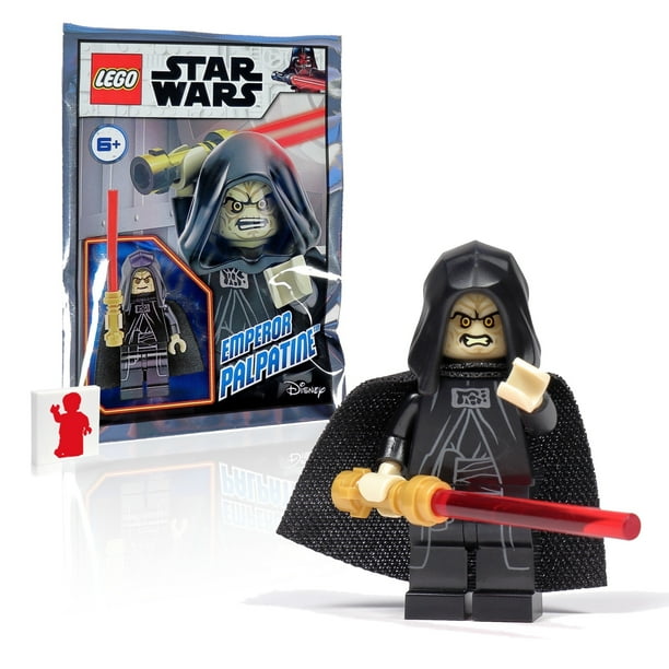 Lego Star Wars Minifigure Emperor Palpatine With Gold Lightsaber 2021 Version Walmart Com