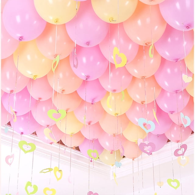 100 globos de látex de color macarrón de 10 pulgadas y colores variados para decoración de fiestas, cumpleaños, bodas y baby showers