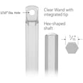 thumbnail image 2 of Modtek New Blind Wand/Rod - Color Clear- High Strength - (2 Pack of 12), 2 of 8