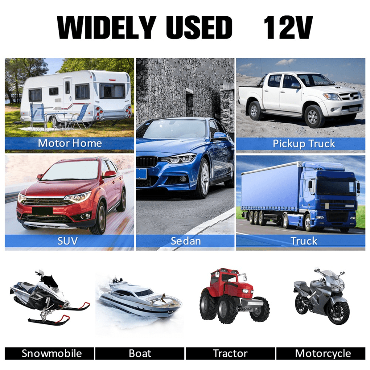 10W Solar Panel Kit 12V Waterproof Solar Trickle Charger Portable Solar Powered Charger Car Battery Maintainer