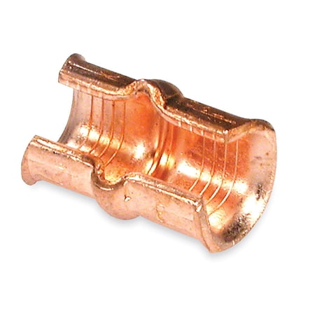 Color-Keyed® 54730 Standard C-Tap Compression Connector, C, 1 Taps, 4 to 2 AWG Main/Run, 12 to 4 AWG Tap, Copper