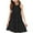 Black, variant on ZACPNCV Girls' Sleeveless Dress Summer Casual Sundress Skater Swing Twirly Halter Dress Black 4-5 Years