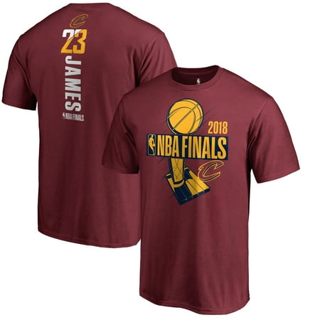 LeBron James Cleveland Cavaliers Fanatics Branded 2018 NBA Finals Bound Player Name & Number T-Shirt - (Best Cleveland Cavaliers Players Of All Time)