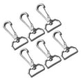 thumbnail image 1 of Crochets à Ressort en Métal, 6 Pcs Rotation à 360 Degrés Construction Professionnelle Robuste pour Sangle pour Fils pour Ceinture en Cuir, 1 of 8