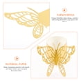 thumbnail image 2 of Anillos de servilletas de mariposas de papel de 50 piezas para el compromiso de la boda Festival de cumpleaños Decoración de la mesa, 2 of 6