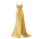 thumbnail image 1 of Vestido de fiesta RUMUGUYA con apliques de encaje satinado, sirena dorada, 20 W, 1 of 6