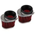 thumbnail image 3 of DWCX 4Pcs 54mm Carburetor Oval Pod Air Cleaners Filters Fit for Honda CB650 CB750 CB900 CB1000 CB1100 CBX, 3 of 5
