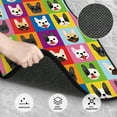 thumbnail image 3 of Naloa Colorful Bulldog Car Foot Mat Set of 4 Pieces - Universal Floor Liner Neoprene Full Set Floor Mats for Cars Trucks SUV, 3 of 7