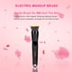 thumbnail image 2 of Brocha de maquillaje de base Profesionales, Eléctrica Brocha de maquillaje, Brocha de maquillaje giratoria automática de 360 ??grados con Base & Cabezales de brocha Colorete, Regalo para mujer Negro) Khall JM06637, 2 of 6