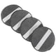 thumbnail image 1 of 4 Pcs 12.5cm Almohadilla de pulido y abrillantado de microfibra universal, almohadilla de cera de lana para pulidora de automóviles, accesorio de taladro gris oscuro, 1 of 7